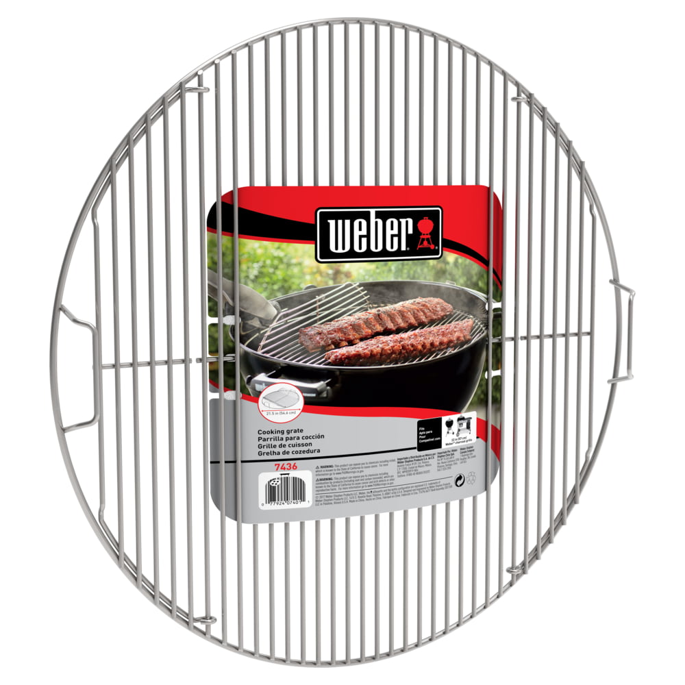 Bar-B-Kettle Master-Touch Details about   Hinged Cooking Grate for Weber 22.5" One-Touch Silver 