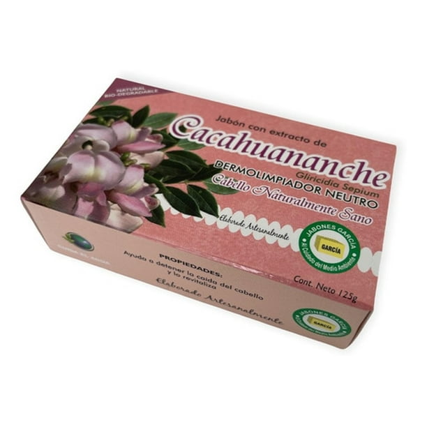 Jabón García Cacahuananche 1 Pieza 125g Ecológico Biodegrada