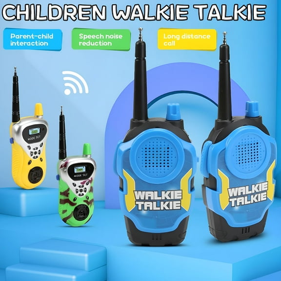 BESTSKY Walkie Talkies for Kids, Walkie Talkies for Toddlers Up to 50 Miles and Easy to Use 2 Pack Walkie Talkies Set Outdoor Adventures Hiking Camping Gear Games Best Toys Gifts for Kids