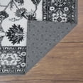 thumbnail image 5 of My Magic Carpet 2.5'x10' Machine Washable Non-Slip Kitchen Hallway Runner Rug - Ramage Grey, 5 of 5
