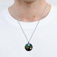 thumbnail image 5 of Snail Women's Glass Circular Pendant Necklace - Unique Jewelry Piece for Everyday Wear, 5 of 5