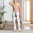 thumbnail image 2 of Fotbe Buffalo Plaid Christmas Trees Pantalones de Pijama para Hombre, Pantalones de Dormir, Pantalones de Casa con Cintura Ajustable y Bolsillos-XX-Large, 2 of 6