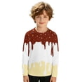 thumbnail image 3 of Hienoo Boys Long Sleeve Rash Guard Upf 50 Sun Shirt Ice-Cream Print T-Shirt, Sizes 3-14, 3 of 3