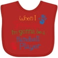 thumbnail image 3 of Inktastic Handball player Future Boys or Girls Baby Bib, 3 of 4