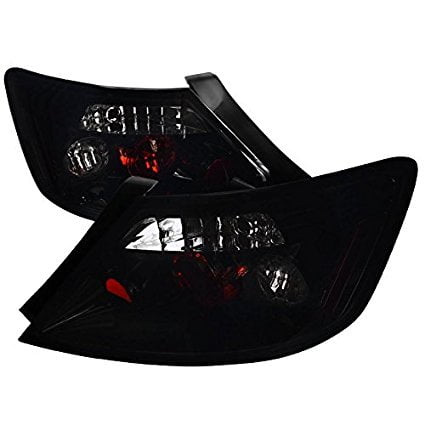 02 Honda Accord 2dr Tail Spec-D Tuning LT-CV062BB-TM Honda Civic 2Dr Coupe Glossy Black Smoked ALtezza Tail Brake Lights ()