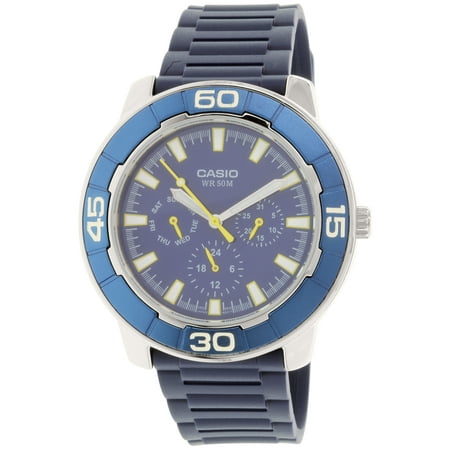 Casio Men's Core LTP1327-2EV Blue Resin Quartz Sport Watch