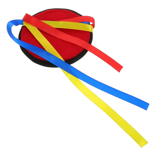 WHAMVOX Jouets Actifs pour Enfants Disque Volant Tissu Rouge Design Doux pour Familles Lot de 1