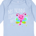 thumbnail image 4 of Inktastic My Nonni Loves Me- cute dragonfly Boys or Girls Long Sleeve Baby Bodysuit, 4 of 5