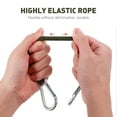 thumbnail image 5 of 4pcs Outdoor Bungee Straps Carabiner Hooks Bungee Cords Luggage Tie Downs Elastic Camping Cords, 5 of 10