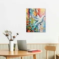 thumbnail image 3 of Nawypu Posters Holy Spirit Peace Dove Poster Oil And Watercolor Dove Poster Canvas Art Poster And Wall Art Picture Print Modern Family Bedroom Decor Frame-style, 3 of 5