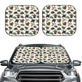 thumbnail image 2 of Balery 2 Piece Various Turtle Car Windshield Sun Shade|Foldable Front Windshield Shade for Car Front Window for Most Sedans SUV Truck-Medium, 2 of 7
