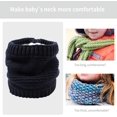 thumbnail image 3 of Baby Boys Girls Winter Warm Scarf Infant Thick Knit Scarves Toddler Kids Neckerchiefs, fit 7 months-7 years, 3 of 6