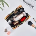 thumbnail image 6 of Saiise Five Nights At Freddy'S Print Makeup Bag PU Leather Travel Makeup Bag Organizer Makeup Pouch, Portable Cosmetic Bags for Women,Cute Make Up Bag for Travel Size Toiletries Accessories Brushes, 6 of 7