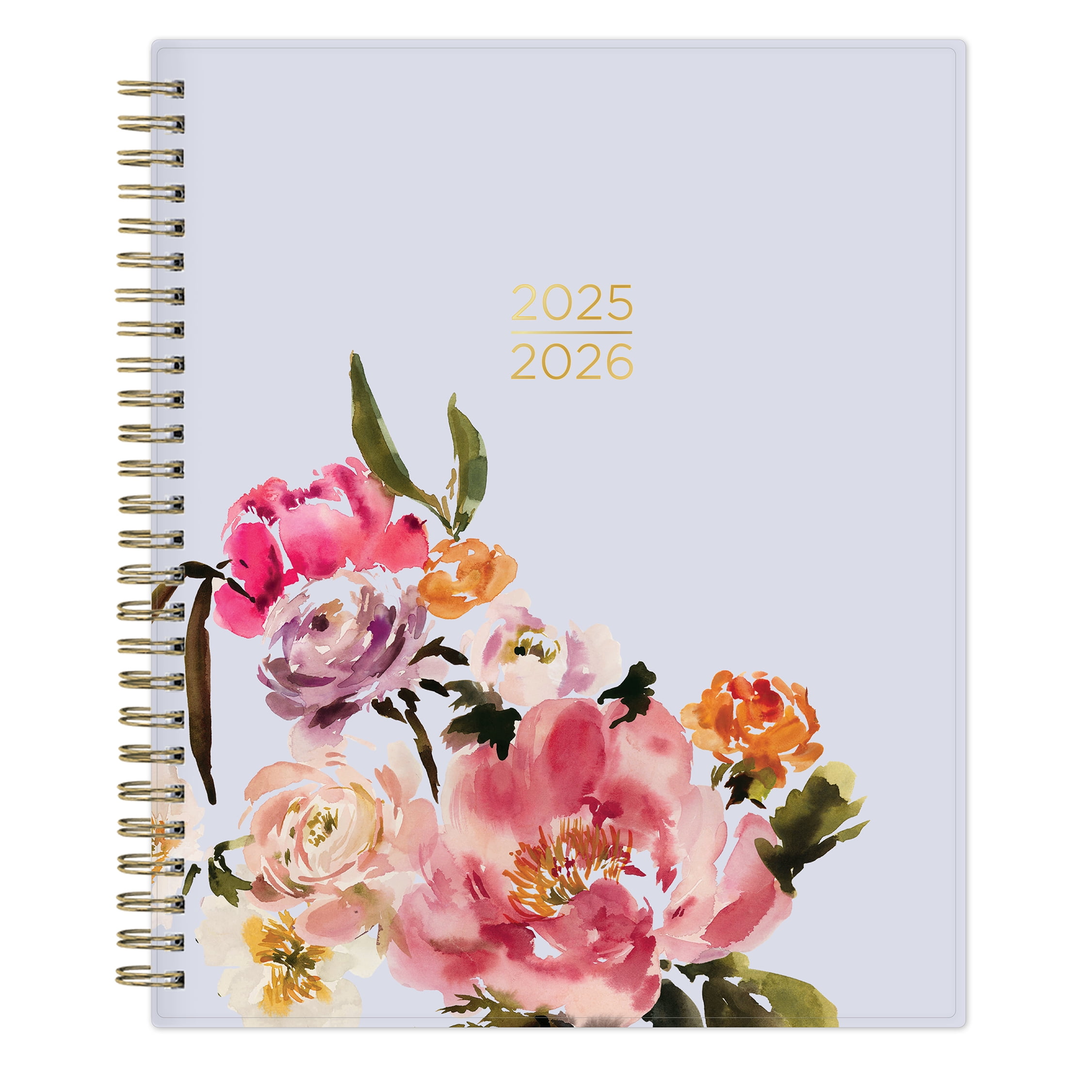 Kelly Ventura for Blue Sky Monthly Weekly Medium, 7" x 9", Lavender Floral 15-Month (April 2025 - June 2026)