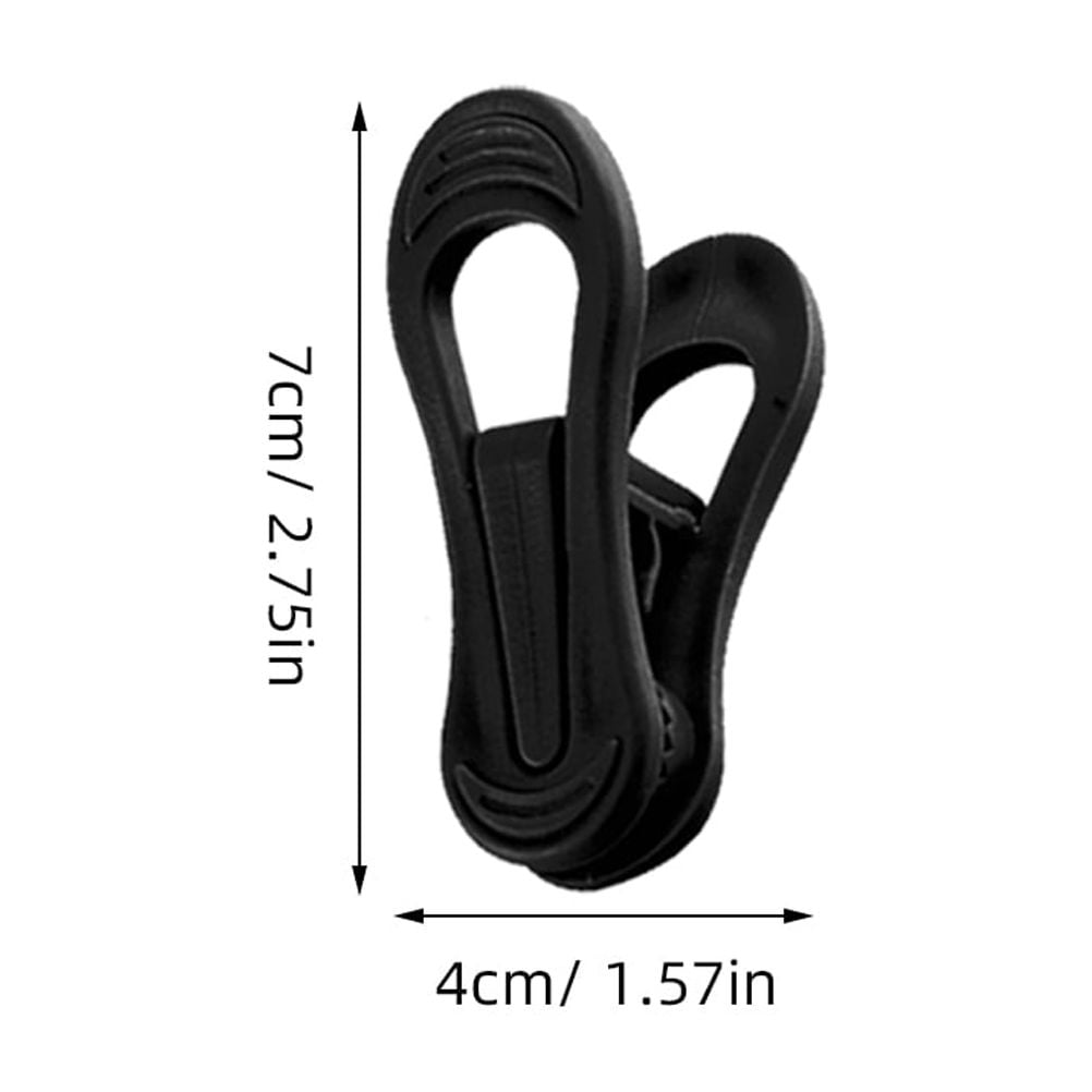 Set of 2 Clothing Small Drying White Hangers Windproof Clothespin Baby