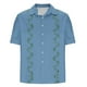 thumbnail image 5 of Blusa y camisa de manga corta con cuello vuelto Camisa casual para hombre Camisa de bolos vintage de manga corta Camisas de verano de playa cubana Camisa con botones Blusa para hombre Poliéster, 5 of 5