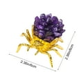 thumbnail image 3 of Natural Crystal Amethyst Desktop Decoration Resin Gravel Halloween Gift Decor Clearance, 3 of 6