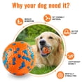 thumbnail image 3 of Pelotas de tenis indestructibles para perros FUSOTO para masticadores agresivos, 3 of 9