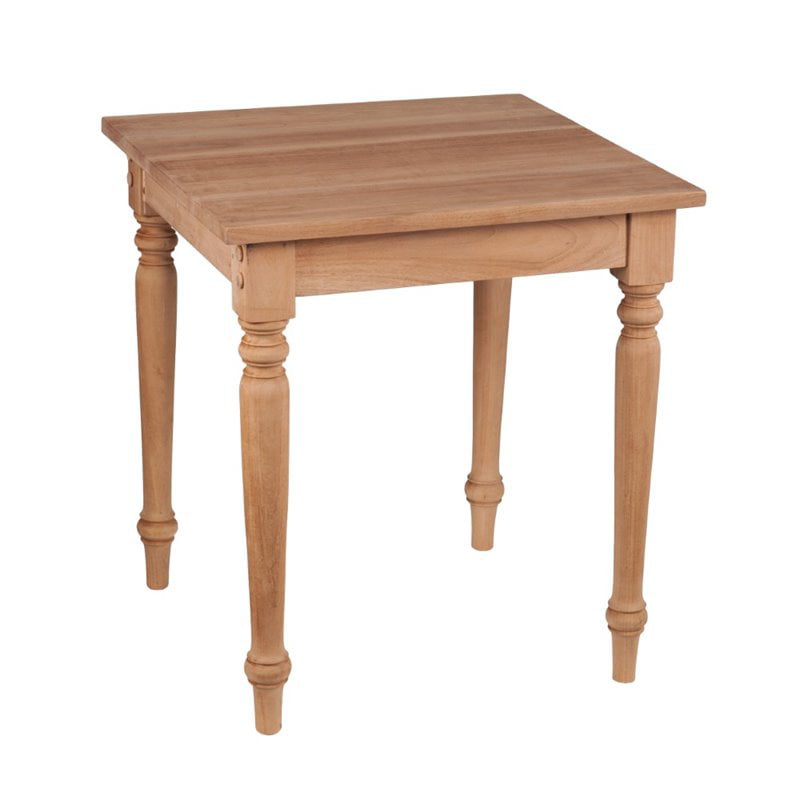 Harwich Unfinished Wood End Table, Unfinished Wood End Table With Drawer