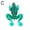 C, variante sur Leurre de Pêche Simulé en Forme de Grenouille Souple, Appât à Hameçon Simple Réaliste pour Achigan Noir et Brochet, Surface Réaliste en Silicone, 5,2 g, 6 cm, Vert/brun