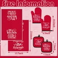 thumbnail image 5 of HEETLY 6-Piece Farmhouse Durable Polyester Cotton Microfiber Kitchen Linen Sets, 5 of 8