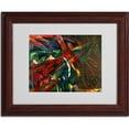 thumbnail image 2 of Trademark Fine Art "Fate of the Animals, 1913" Matted Framed Art by Franz Marc, Wood Frame, 2 of 3