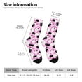 thumbnail image 2 of Vsdgher Pink Girl Halloween Crew Socks for Men & Women, Breathable Casual Athletic Ankle Socks, 2 of 6