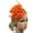Orange, variant on Women Lady Race Derby Feather Fascinator Headband Hat 1920s Hair Clip Orange