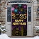 thumbnail image 1 of Banner de puerta de Feliz Año Nuevo Decoraciones Colgantes Banner de puerta de entrada para vacaciones de invierno Año Nuevo Interior Exterior, 1 of 5