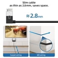 thumbnail image 4 of Cable Ethernet Dutevolns Slim Cat 6, 90°, ángulo izquierdo, 4,5 m, 4 of 7