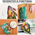 thumbnail image 7 of Easter Cute Rabbit Kitchen Dish Towel Set,Drying Kitchen Towels Tea Towels Gift Set for Drying Cleaning Cooking Baking 4Pcs Wash cloth, 7 of 7