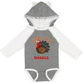 thumbnail image 3 of Inktastic Gobble Wobble Turkey Boys or Girls Long Sleeve Baby Bodysuit, 3 of 5