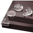 thumbnail image 1 of 12 protectores de esquinas de mesa para bebé, protector de esquinas de mesa para bebés con súper pegamento mejorado, kit de seguridad para bebés para el hogar, oficina, cuna, chimenea, mesa, esquinas y bordes suaves Rojo Verde, 1 of 5