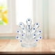 thumbnail image 1 of Estatua de escultura de de cristal de Animal, figurita creativa, artesanías de para estante de tienda, colección de decoración, acces Azul S Soledad Escultura de pavo real, 1 of 8