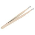 thumbnail image 6 of HAKIDZEL Eyelash Tweezers 1Pcs For Stickers Durable Beige Curved Tip, 6 of 8