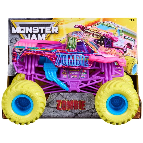 Monster Jam Zombie Collectible Monster Truck, 1:24 Scale