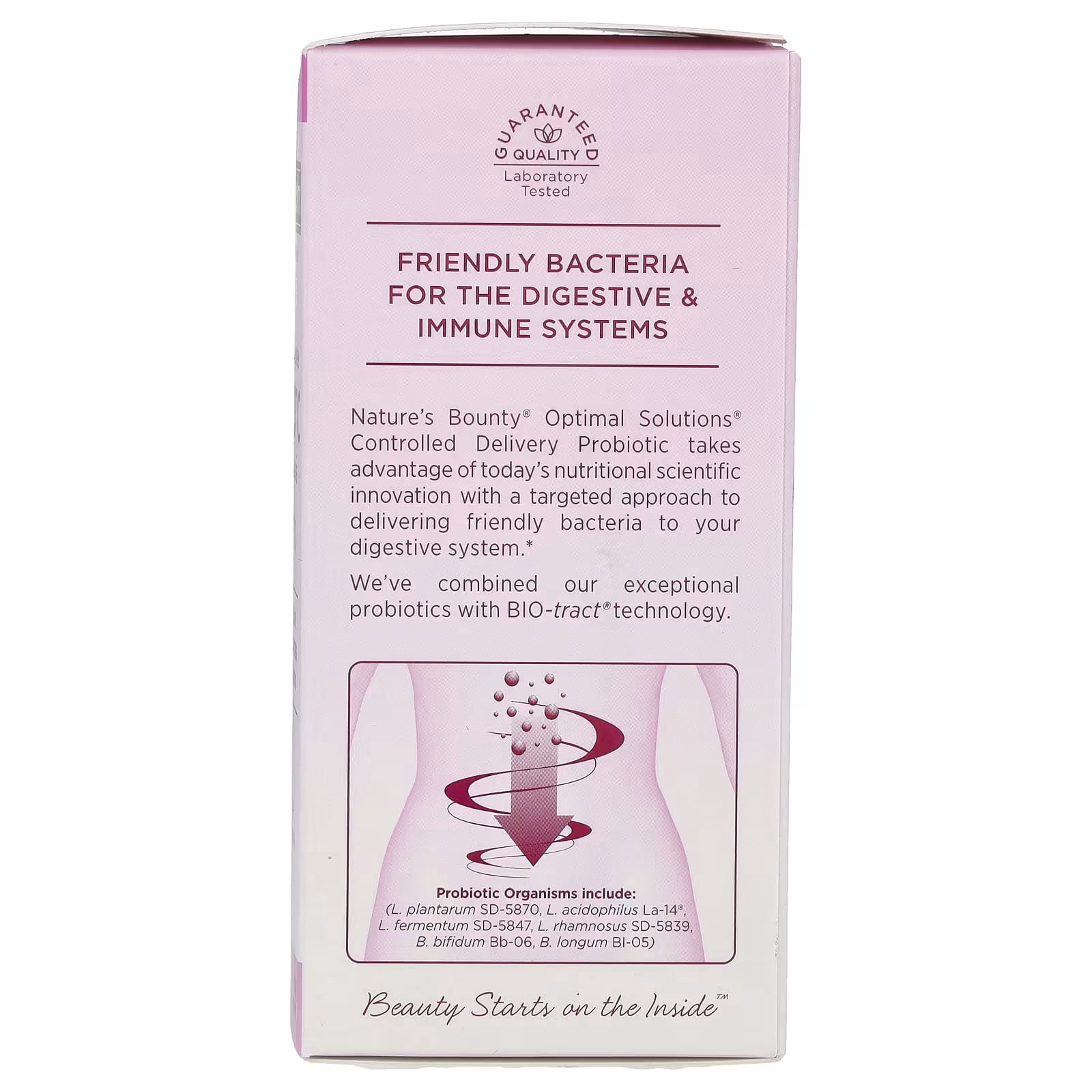 Nature's Bounty Optimal Solutions Probiotic Caplets, 30 Ct, 2-Pack