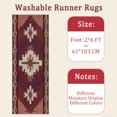 thumbnail image 6 of 2x6 FT Kitchen Runner Rugs Non Skid Washable, Faux Wool Rug Runners for Hallways Bathroom Carpet Runner, Soft Indoor Modern Floor Rug for Entryway Laundry Room, 6 of 11