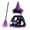Q02 Purple, variant on Mifsaly 3 Pack Kids Girls Halloween Witch Costume Sets Tutu Skirt, Magic Brooms and Witch Hat for 4-10 Years