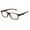 Matte Black, variant on Men Rectangular Progressive Reading Glasses - No Line Clear on Top Bifocal Reader - Wood Grain Printed Temple ZT114 +1.25