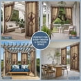 thumbnail image 5 of Western Farmhouse Outdoor Curtains for Patio Waterproof,Windproof Privacy Curtains with Weighted Bottom,Primitive Rustic Country Retro Texas Star Outside Drapes for Picnic Garage Yard 54"x84" 1 Panel, 5 of 8
