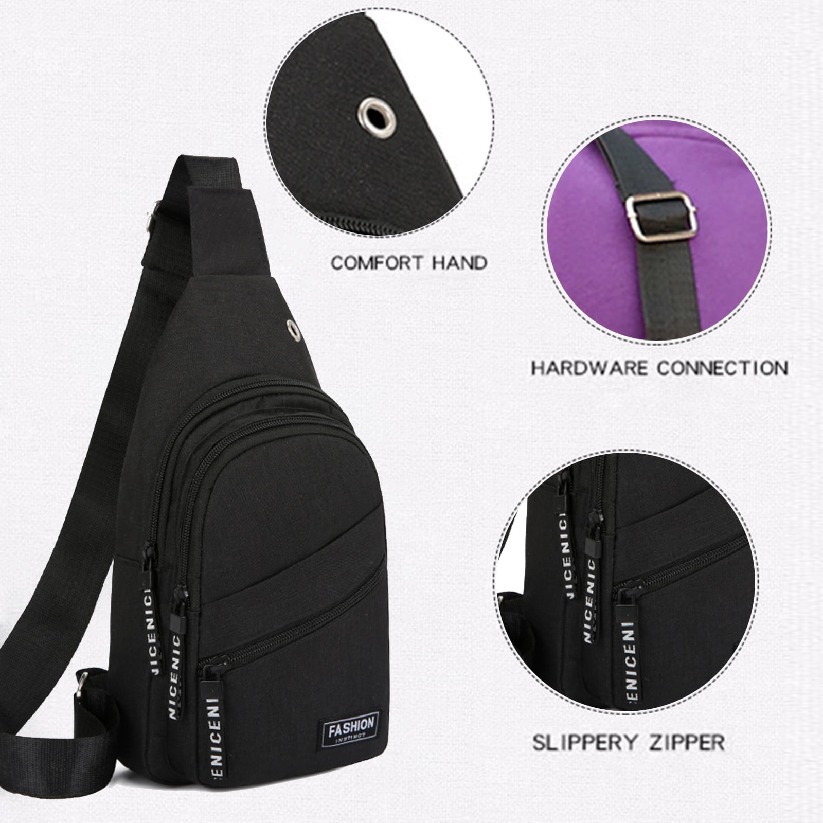 loopsun Messenger Bag Large Capacity Dual Purpose Casual Hand