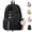 Black, variant on Cute Bow Backpack Y2k Star Polka Dot Bookbag Kawaii Preppy Nylon Bag | Lightweight Kawaii Backpack for Women Multi-Pocket Large Capacity School Bag Cute Y2K Backpack for Travel
