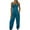 Green, variant on APEXFWDT Women's Tank Jumpsuit Summer Casual Sleeveless Rompers Jumpsuits with Pockets One Piece Outfit Active Workout Lounge Jumpsuits