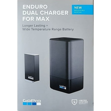 GoPro Dual Battery Charger with Enduro Battery for MAX