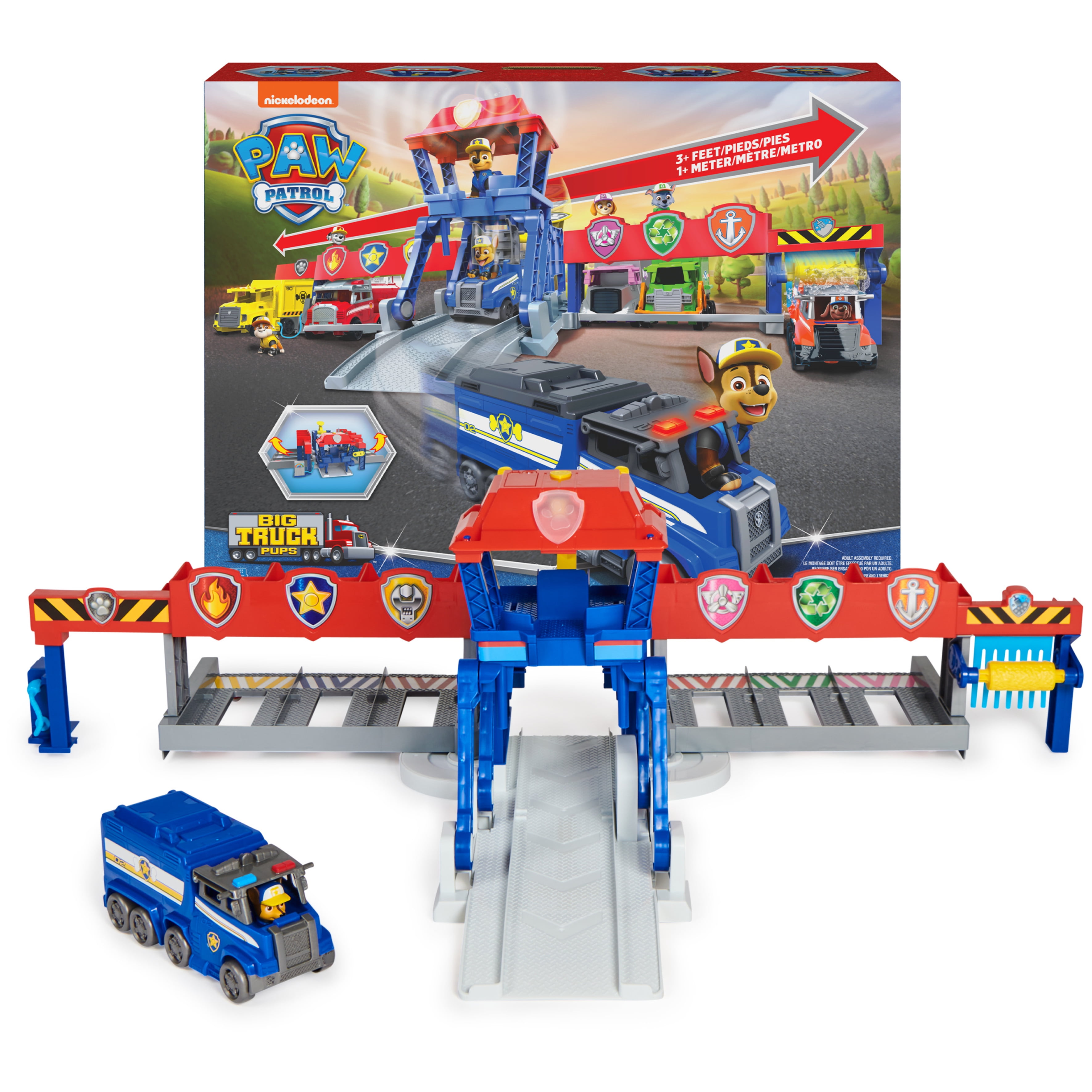 PAW Patrol Big Truck Pups, Truck Stop HQ with Vehicle, 3ft. Wide Playset -  Walmart.com