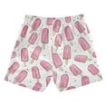 thumbnail image 7 of FORMRS Boys Swim Trunks Quick Dry Mesh Liner Boardshorts Sizes XS-XL, Pink Popsicle Pattern, 7 of 7