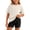Beige, variant on Girls Summer Outfits 2 Piece Sets Oversized V Neck Side Split Shirts and Biker Shorts Athletic Sets Workout Outfits Pink 5 Years