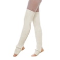 thumbnail image 1 of Minnieouse 1 par de calentadores de piernas para mujeres y niñas, medias de Ballet largas sin pies para invierno y otoño Ropa, zapatos y accesorios Miscelánea Blanco Minnieouse PS13012-09, 1 of 6