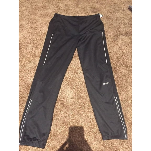 New Trayl Women's X-Small Black Windblocker Tight Long Cycling Reflective Pants